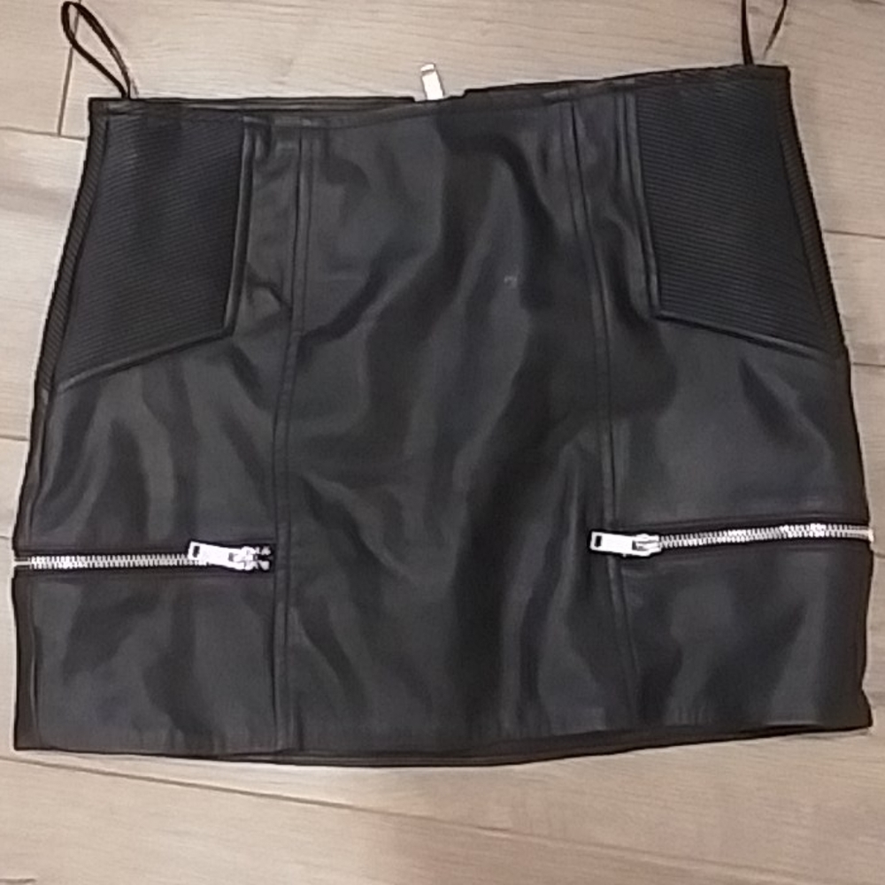 Pleather forever 21 skirt